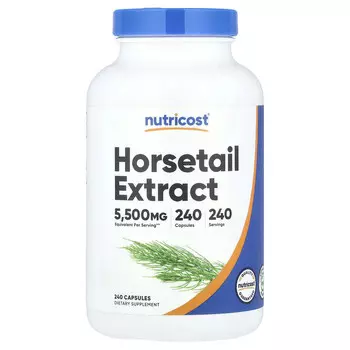 Nutricost, Экстракт хвоща, 5500 мг, 240 капсул