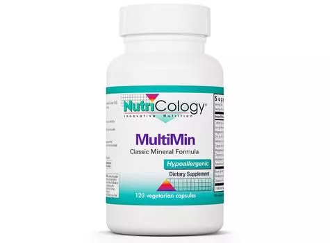 Нутрикология, МультиМин, 120 вегетарианских капсул Nutricology