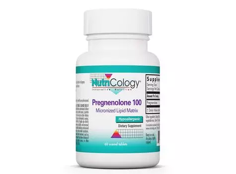 Нутрикология, Прегненолон 100 мг, 60 таблеток с риской Nutricology