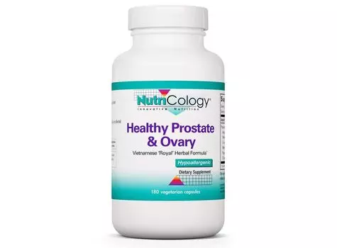 Нутрикология, Здоровая простата и яичники, 180 вегетарианских капсул Nutricology