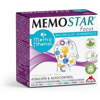 Нутрикосметика - Intersa Memostar Focus 30 Sobres
