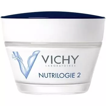 Nutrilogie 2 Увлажняющий крем для лица для сухой кожи 50мл, Vichy