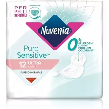 Nuvenia Pure Sensitive Ультраабсорбент с крылышками