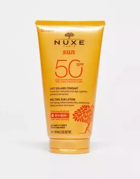 NUXE – Sun Melting – солнцезащитный лосьон с высокой защитой для лица и тела SPF 50 – 150 мл