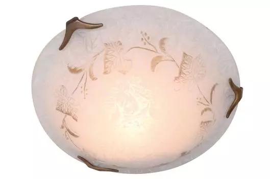 Nve 1017844 стеклянный потолочный светильник; Цвет: Коричневый/Белый