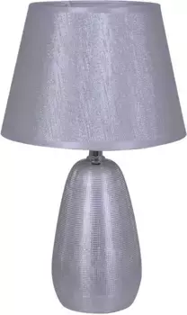 Nve настольный светильник "ПРОСТО КЕРАМИКА", 1 лампочка, лампочка E14 | без лампочек 23 см, Высота: 37 см, цвет silberfarben