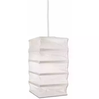 Nve Подвесной светодиодный светильник «БУМАГА», 1 лампочка, лампочка E27 | Сменный светодиод, подвесной светодиодный бумажный светильник, вкл. светодиод 1xE27/10 Вт, белый, без регулировки яркости