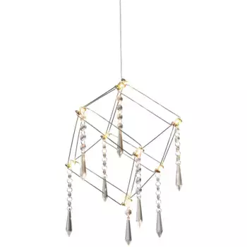 Nve Светодиодный подвесной светильник «Araneus», 1 лампочка, источник света Светодиодная панель | Прочно встроенный светодиод, материал: нержавеющая сталь/пластик, хром, цвет chromfarben