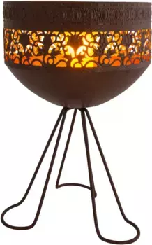 Nve Светодиодный солнечный светильник, 1 лампочка, солнечная батарея Высота: 34,5 см, цвет rostbraun