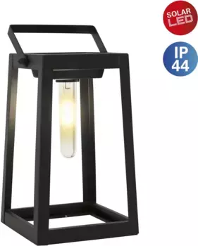 Nve Светодиодный солнечный светильник "Camping" Высота: 25,50 см., черный