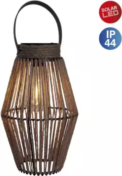 Nve Светодиодный солнечный светильник "Корбиниан", 1 лампочка, покрытие шнура, включая лампочку со светодиодом, теплый белый свет, ручка Высота: 30,00 см., цвет natur