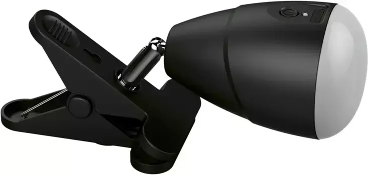 Nve Светодиодный светильник-зажим 8 см, черный