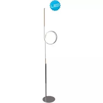 Nve Светодиодный торшер «Loop», 1 лампочка, Светодиодный торшер >>Loop Line, серый