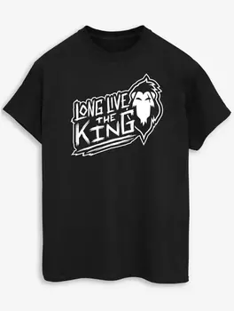 NW2 Disney The Lion King Slogan Adult Black Футболка с принтом George., черный