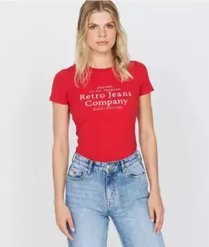 Nylah футболка Retro Jeans, красный