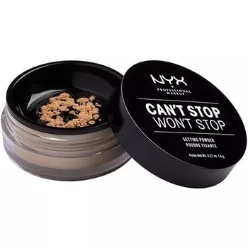 Nyx Professional Makeup Can't Stop Won't Stop Set Powder 03 Medium 6g