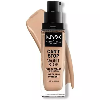 NYX Professional Makeup Can't Stop Won't Stop Тональный крем с полным покрытием Vegan Formula Natural 07