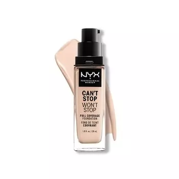 Nyx Professional Makeup Can't Stop Won't Stop Тональный крем с полным покрытием, 30 мл