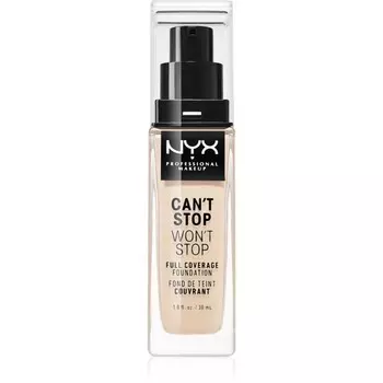 NYX Professional Makeup Can't Stop Won't Stop Full Coverage Foundation тональная основа с плотным покрытием оттенка 1.3 Light Porcelain 30 мл Inna Marka