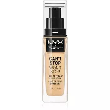 NYX Professional Makeup Can't Stop Won't Stop Full Coverage Foundation тональный крем с плотным покрытием оттенка 6,5 телесный 30 мл Inna Marka