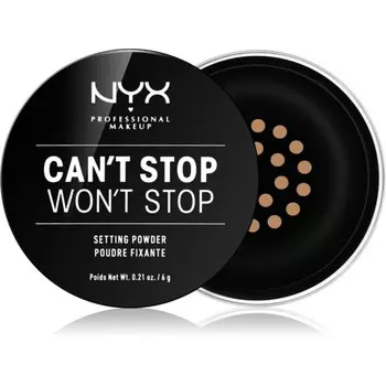 NYX Professional Makeup Can't Stop Won't Stop рассыпчатая пудра оттенок 03 Medium 6 г