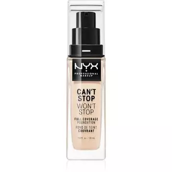 NYX Professional Makeup Can’t Stop Won’t Stop Full Coverage Foundation тональная основа с плотным покрытием оттенка 03 Porcelain, 30 мл Inna Marka