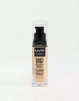 NYX Professional Makeup Cant Stop Wont Stop 24-часовая тональная основа, Vanilla