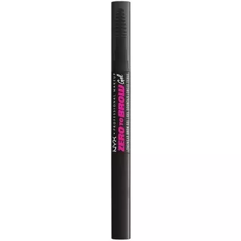 NYX Professional Makeup Longwear Vegan Тонированный жидкий гель для бровей Zero to Brow 12 Черный 1 мл