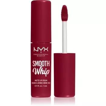 NYX Professional Makeup Smooth Whip Matte Lip Cream шелковистая помада с разглаживающим эффектом оттенок 15 Шоколадный мусс 4 мл Inna Marka