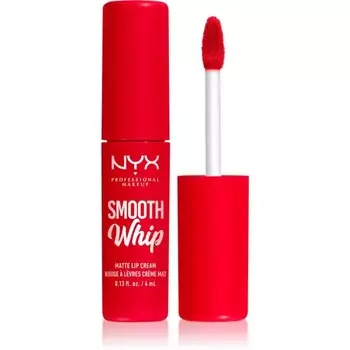 NYX Professional Makeup Smooth Whip Matte Lip Cream бархатистая помада с разглаживающим эффектом оттенок 13 Cherry Creme 4 мл Inna Marka