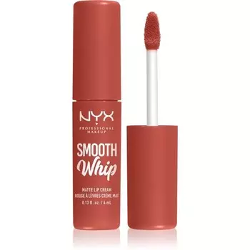 NYX Professional Makeup Smooth Whip Matte Lip Cream бархатистая помада с разглаживающим эффектом оттенок 04 Teddy Fluff 4 мл Inna Marka
