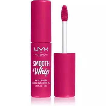 NYX Professional Makeup Smooth Whip Matte Lip Cream бархатистая помада с разглаживающим эффектом оттенок 09 Bday Frosting 4 мл Inna Marka