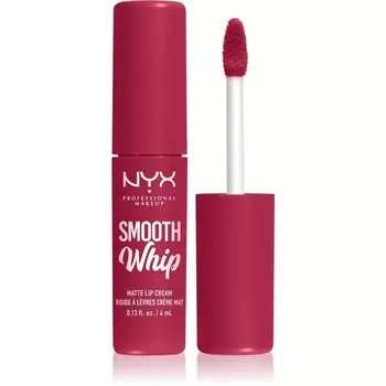 NYX Professional Makeup Smooth Whip Matte Lip Cream бархатистая помада с разглаживающим эффектом оттенок 08 Fuzzy Slippers 4 мл Inna Marka
