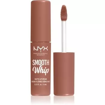 NYX Professional Makeup Smooth Whip Matte Lip Cream бархатистая помада с разглаживающим эффектом оттенок 01 Pancake Stacks 4 мл Inna Marka