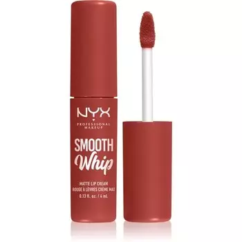 NYX Professional Makeup Smooth Whip Matte Lip Cream бархатистая помада с разглаживающим эффектом оттенок 03 Latte Foam 4 мл Inna Marka