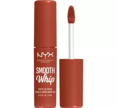 NYX Professional Makeup Smooth Whip Matte Lip Cream бархатистая губная помада с разглаживающим эффектом, оттенок 06 Faux Fur 4 мл