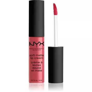 NYX Professional Makeup Soft Matte Lip Cream Легкая матовая жидкая губная помада оттенка 08 San Paulo 8 мл