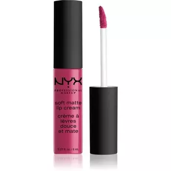 NYX Professional Makeup Soft Matte Lip Cream Легкая матовая жидкая губная помада оттенка 18 Прага 8 мл