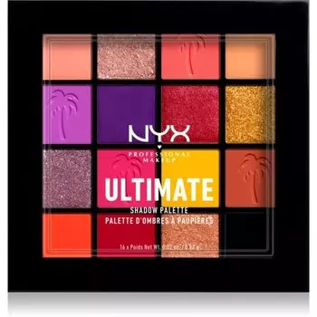 NYX Professional Makeup Ultimate Shadow Palette Палетка теней для век, оттенок 13 — Festival 16 x 0,83 г