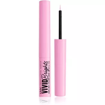 NYX Professional Makeup Vivid Brights жидкая подводка для глаз оттенок 09 Sneaky Pink 2 мл