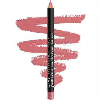 Nyx Suede Matte Lip Liner Smll09 Tea & Cookies/Glitz, Nyx Professional Makeup