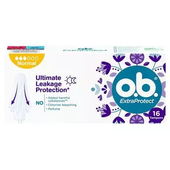 O.B. Extra Protect гигиенические тампоны, 16 шт.