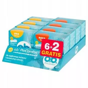 О.Б. ProComfort Normal 4 x 8 шт + Тампоны Super 4 x 8 шт., O.B.