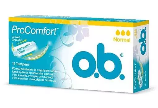 О.Б. ProComfort Normal, тампоны, 16 шт., OB