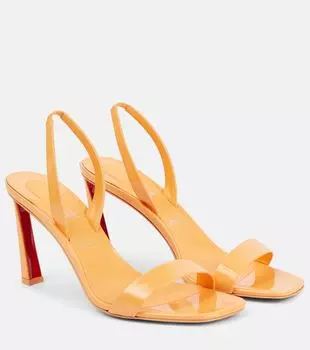 O Condora 85 лаковые сандалии Christian Louboutin, Giraffe /Lin Giraffe