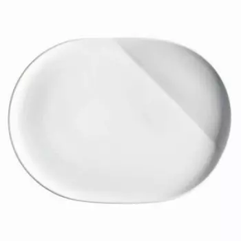 O - Лучшее место / Белая тарелка овальная 32 см Kahla, белый