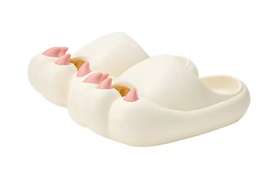 Oak Lemon Pie Xiang Ning Pai Household Slippers, Белый