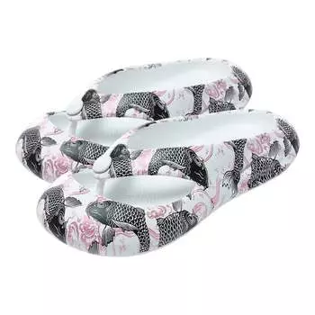 Oak Lemon Pie Xiang Ning Pai Household Slippers, Белый