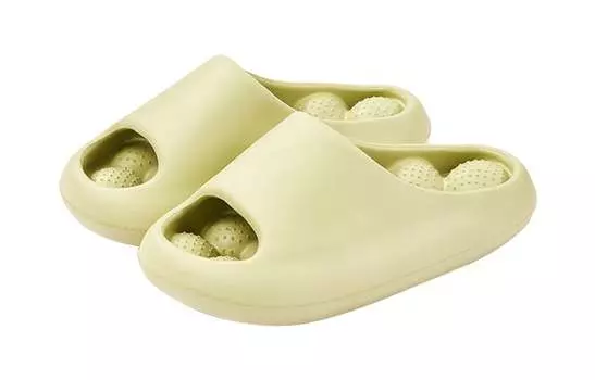 Oak Lemon Pie Xiang Ning Pai Household Slippers, Пастельный зеленый