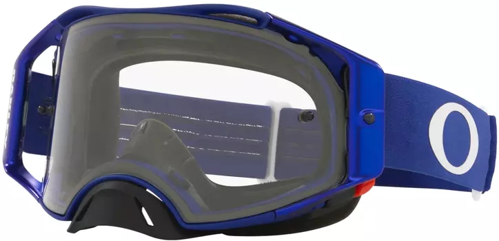 Очки Oakley Airbrake Clear для мотокросса, синий/белый